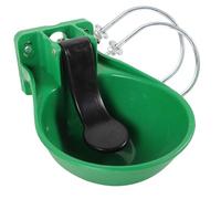 UPKOCH Bebedero Automático para Ganado con Válvula Antigoteo Cuenco Grande de Plástico Reforzado para Vacas y Caballos Dispensador de Agua para Animales de