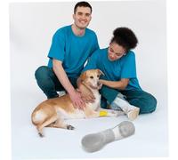 UPKOCH Bebedero Portátil para Perros con Dispensador Antigoteo y Contenedor de Alimento Botella Resistente para Exteriores para y Paseos con Mascotas Capacidad Grande Color Gris