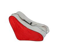 UPKOCH Bolsa de Malla para Patines de Ruedas Diseño Gran Capacidad Bandolera Resistente para Patinaje Color Rojo para Adultos