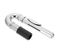 UPKOCH Boquilla para Flauta Travesera, Cabezal de Repuesto Curvado y Recto, Instalación Sencilla, Acabado Plateado, para Practicar y Tocar