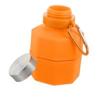 UPKOCH Botella de Agua Deportiva Portátil Forma de Mancuerna Silicona Plegable Resistente Base Estable para Fitness y Running para Actividades al Aire y Gimnasio