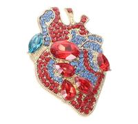 UPKOCH Broche de Corazón para Mujer Broches para Chal de Suéter de Hueco Cierre para Cárdigan Broche de San Valentín para Médicos Ceremonia de Colocación de Alfileres