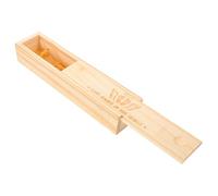 UPKOCH Caja de Recuerdo para Embarazo en Madera Resistente, Tamaño Mediano, Diseño Forma de Prueba de Embarazo y Piecitos, Adecuado para Anuncio Sorpresa y Recuerdos para Papá y Familia