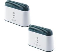 UPKOCH Caja Desodorante Estuche Reutilizable de Pp y Vegetal con Activado para Refrigerador Elimina Olores sin Toxicidad Paquete de 2 para Nevera y Otros Espacios