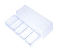 UPKOCH Caja Organizadora Transparente para Fichas de Mahjong con Tapa Capacidad para Diseño y Portátil para Almacenamiento Fácil y Ordenado