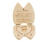 UPKOCH Caja para Guardar Dientes de Leche de Caja de Dientes para Estuche para Guardar Recuerdos Infancia