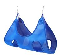 UPKOCH Cama Colgante para Mascotas Transpirable y Elevada Hamaca para Gatos y Perros con Hebillas Metálicas Reforzadas para Cuidado y Relax Interiores y Exteriores Color Azul