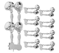 UPKOCH Campanas de Pesca de Acero Inoxidable con Clip 20 Piezas Alarma de Campana Doble para Cañas Sonido Fuerte para Pesca en Hielo