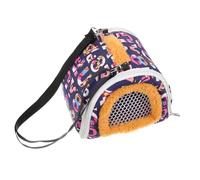 UPKOCH Casa de Mascotas Portátil Transportín para Hámster y Cobayas de Malla Transpirable para Viajes y Salidas Cojín de Algodón para Pequeños Animales