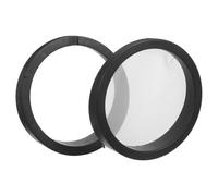 UPKOCH Cedazo de Filtración 150 de Malla Detallada para Acuario Negro | Anillo Redondo de Plástico, 5 Pulgadas de Diámetro Interior, para Sumidero y Desagüe en Acuarios