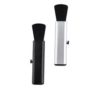 UPKOCH Cepillos De Limpieza Telescópicos Para Guitarra y Piano 2 Piezas Cerdas De Lana Suave, Colores Plateado y Negro, Herramienta Anti Polvo Adecuado Para Accesorios De Instrumentos Musicales