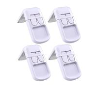 UPKOCH Cerraduras Para Gabinetes De Bebés 4 Pcs Seguridad Para Niños Bloqueo a Prueba De Bebés Adhesivo Instalación Sin Herramientas Protección Para Cajones y Electrodomésticos