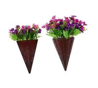 UPKOCH Cesta De Colgante Artificial Para Decoración De Arreglo Floral Lifelike Para Interiores y Exteriores Falsas Vibrantes