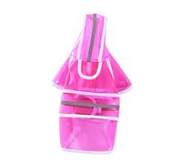 UPKOCH Chubasquero con Capucha para Mascotas Impermeable Cobertura Completa para Perros Criar Cachorro Tamaño Abrigos para Perros Grandes Perrito Reflexivo Largo Lluvia Rosy