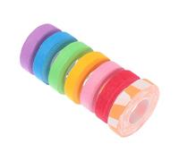 UPKOCH Cintas Adhesivas Transpirables Para Dedos Para Guzheng y Pipa, Algodón Cómodo, 7 Unidades Mezcla De Colores, Protección Para Dedos Interpretación Musical