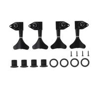 UPKOCH Clavijas de Afinación Fáciles de Instalar y Estables 4 Piezas para Guitarra de Metal Negro Ajustador de Cuerdas para Uso Diario