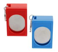 UPKOCH Clickers para Entrenamiento Canino 2 Piezas Rojo y Azul, Kit Portátil para Adiestramiento Perros y Mascotas, Herramienta para Obediencia y Trucos, Uso Multiespecie, Tamaño