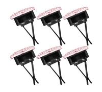 UPKOCH Clip Decorativo para Ventilación de Coche Aroma 6 Unidades en Forma de Corazón Rosa Brillantes Accesorio para Difusor de Perfume en Salida de Aire Acondicionado Clips para