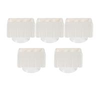 UPKOCH Clips de Soporte Base para Parque Infantil Ñiño Estabilizadores Plásticos 5 Unidades Accesorios Muebles Guardería Seguros Reforzadores Esquinas para Zonas Juego Pequeños