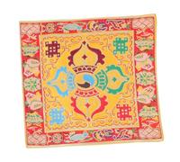 UPKOCH Cojín Religioso De Buda Para Sonido De Cuencos Alfombrilla Dual-capa Antideslizante Accesorio Espiritual Para Decoración De Hogar y Oficina