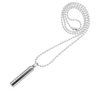 UPKOCH Colgante de Cuello Cilíndrico de Acero Inoxidable para Cenizas, Collar Conmemorativo Simple y Elegante, Obsequio Especial para Personas Que Han Perdido a Sus Padres