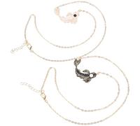 UPKOCH Collar Colgante de Pez Koi Tai Chi Diseño Creativo y Moderno Aleación Duradera Joyería para Mujeres y Niñas Regalo Romántico para Ella