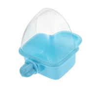 UPKOCH comedero para Loros comedero pajaros Bird Feeder Comida para pájaros Comida pajaros alimentación comedero para pájaros y Suministro de alimentador de cacatúa el plastico Blue