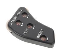 UPKOCH Contador de Clicker Manual para Árbitro de Béisbol con Rueda, Portátil y Resistente Intemperie, Indicador de Puntuación de 4 Dígitos para Partidos y Entrenamientos al Aire Libre