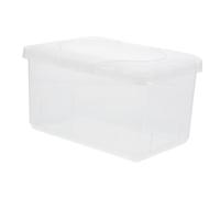 UPKOCH Contenedor De Almacenamiento Para Húmedas De Pp Caja Dispensadora Portátil Para Hogar y Oficina Para Organizar y Diseño Con Tapa Antipolvo