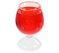 UPKOCH Copa de Vino de Broma Pequeña y Compacta para Fiestas, Accesorio de Truco Fácil de Usar, Juguete Novedoso para Bromas y Entretenimiento en Reuniones Sociales