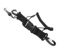 UPKOCH Correa de Muñeca para Cámara Buceo Antipérdida Resorte 140 Cm, Ligera y Resistente, para Uso Submarino, Ajustable para Todos los Tamaños de Muñeca, Color Negro