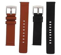 UPKOCH Correa De Reloj Resistente Al Desgaste 2 Pcs Piel De Vaca Diseño Detallado Versátil Para Varios Modelos
