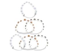 UPKOCH Correa de Zapato Ajustable y Correa de Talón para Mujer, Estilo Desmontable Perlas Elásticas de Pvc, Protege contra Caída y Mantiene Tacones Altos Firmes, para Uso Diario