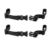 UPKOCH Correas de Pecho para Mochila Ajustables Hebilla Retráctil, 2 Piezas | Nylon y Abs en Negro, para Camping y Senderismo, Accesorio Ligero de Viaje