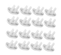 UPKOCH Cubiertas De Enchufes Para Bebés, Protectores De Enchufes Eléctricos, Color Blanco, 40 Piezas, Diseño Seguro Para Prevenir Descargas Eléctricas, Material Resistente, Uso Hogares Niños y Bebés