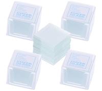 UPKOCH Cubreobjetos Cuadrados Transparentes 18x18mm, 100 Piezas por Caja, 5 Cajas para Laboratorio y Microscopía, Diapositivas en Blanco para Preparación de Muestras Científicas