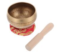 UPKOCH Cuenco Budista de Meditación Cuenco Tibetano Madera para Yoga y Relajación el Hogar Color Aleatorio