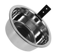 UPKOCH Cuenco para Perros y Mascotas Elevado, Soporte Colgante, Acero Inoxidable, 20 Cm, Adecuado para Pared y Uso Diario Perros y Cachorros