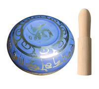 UPKOCH Cuenco Tibetano Hecho Mano Para Meditación Cuenco Budista Para Relajación y Equilibrio Espiritual Sonido Puro Para Yoga y Bienestar