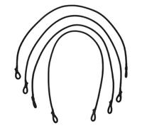 UPKOCH Cuerda Elástica para Trampolín de Alta Resistencia, 4 Piezas de Nylon y Látex Alta Elasticidad y Construcción Resistente para Uso en Exteriores