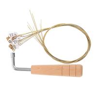 UPKOCH Cuerdas De Lira Metalicas Cuerdas Kit De Accesorios Con Llave De Afinación