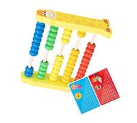 UPKOCH de Madera Colorido Herramienta de Cálculo para Preescolares Juguete de Numeración para Aprendizaje Infantil Diseño de Fácil de Transportar y Duradero