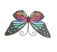 UPKOCH Decoración De Pared De De Hierro Forjado Para Sala De Estar Jardín o Terraza Adorno De Mariposas Metálicas De Pared Para Decorar Paredes Estilo