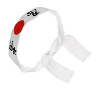 UPKOCH Diadema De Karate Samurái Japonesa Blanca, Cinta De Tela Absorbente Para Hombre, Diadema De Entrenamiento y Fitness Estilo Japonés, Accesorio Práctico Para Artes Marciales y Cocina