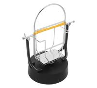 UPKOCH Dispositivo Silencioso Doble para Contar Pasos con Soporte Móvil Oscilador Automático para Teléfonos Pedómetro sin Ruido Accesorio Portátil para Escritorio Diseño Ultraligero y