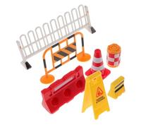 UPKOCH Educativo de de Tráfico Miniatura para Juguetes de Aprendizaje de Seguridad Vial de Carretera Simuladas para Juego Cooperativo y Cognición Vial