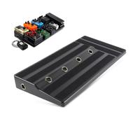 UPKOCH Efectos de Guitarra y Fuente de Energía Oculta Gestión de Cables Pedalera Ligera y Resistente para Músicos en Conciertos y Transporte