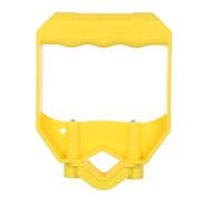 UPKOCH Empuñadura de Pala Ajustable de Plástico, Mango Ergonómico Amarillo | Antideslizante, Alivio de Fatiga, Sujeción Segura, para Pala, Escoba y Trabajo en Jardín