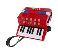UPKOCH Enseñanza del Acordeón Juguete Educativo Portátil Instrumento Musical para Principiantes para Color Rojo para Introducción al Acordeón