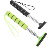 UPKOCH Escobilla para Limpiaparabrisas de Coche Retráctil 2 Piezas 1 Negra 1 Verde para Espejo Retrovisor Lateral Herramienta Portátil para Limpieza Diferentes Condiciones Climáticas